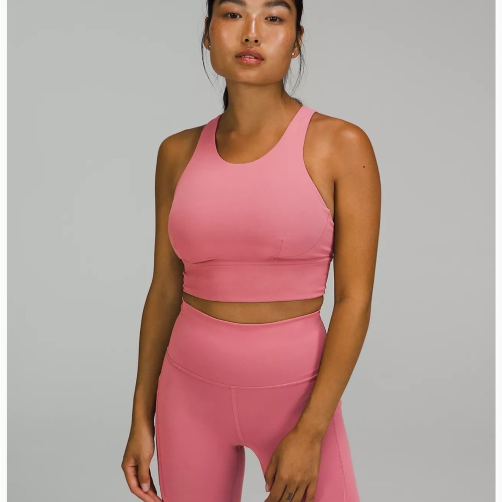 Lululemon wunder train long line bra
